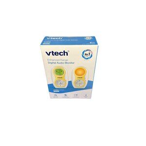 New in box VTech DM1215 Enhanced Range Digital Audio Monitor with Dual Unit Rech